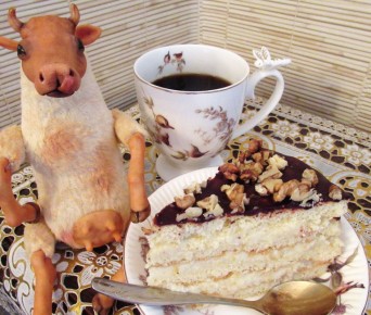 Нежный торт с манной кашей для сладкого воскресного утра