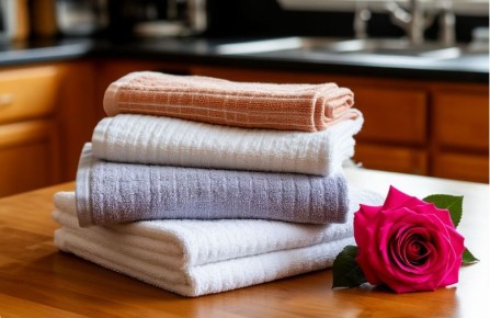 Как сохранить кухонные полотенца белоснежными и свежими: секреты и советы