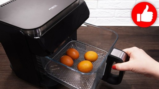 Как приготовить идеальные отварные яйца в аэрогриле