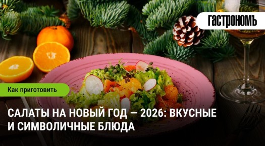 Салаты для Новорождественского стола: какие блюда выбрать в 2026 году