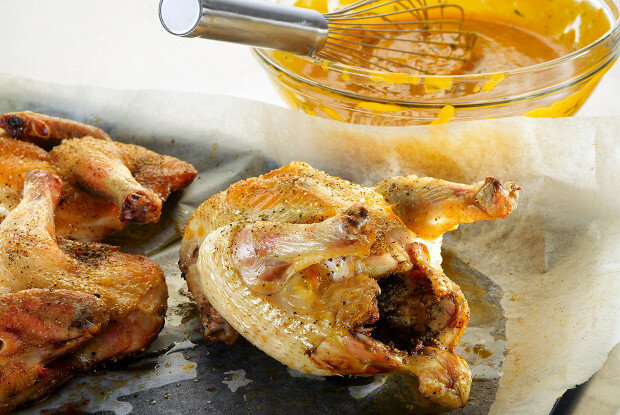 Незабываемый цыпленок с кисло-сладким соусом