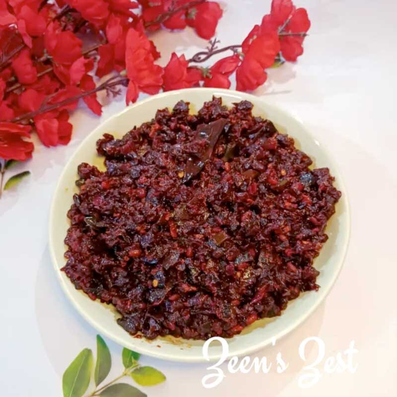 Свекольный торан — Вкус Кералы