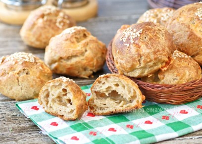 Заварные булочки с ржаной мукой и сыром: идеальное дополнение к любому столу