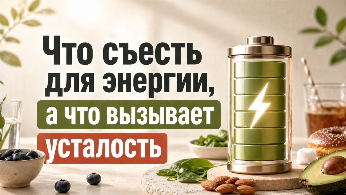 Как еда влияет на вашу энергию: выбираем правильные продукты